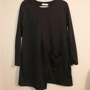 🌸Xixi Fashion Asymmetrical Sweatshirt Dress